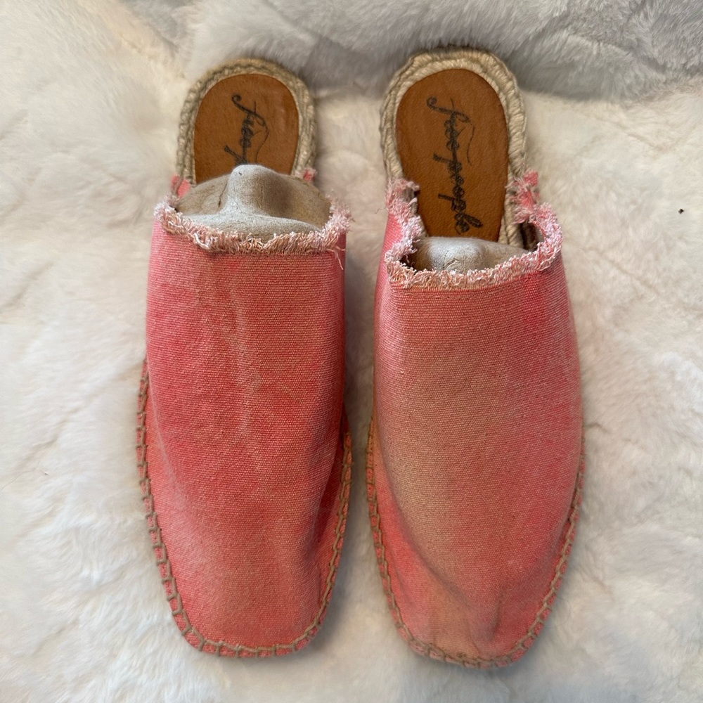 Free People canvas slip on